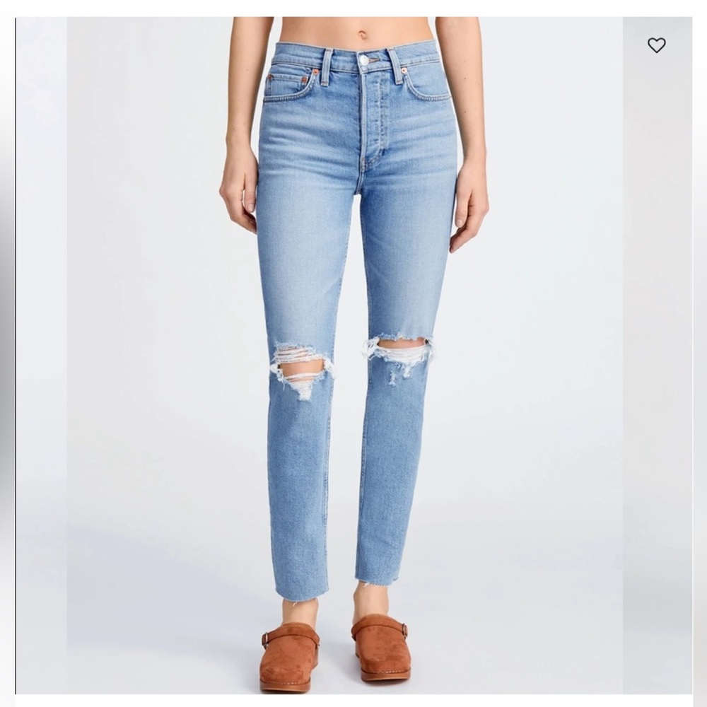 Re/Done Light Wash Jeans